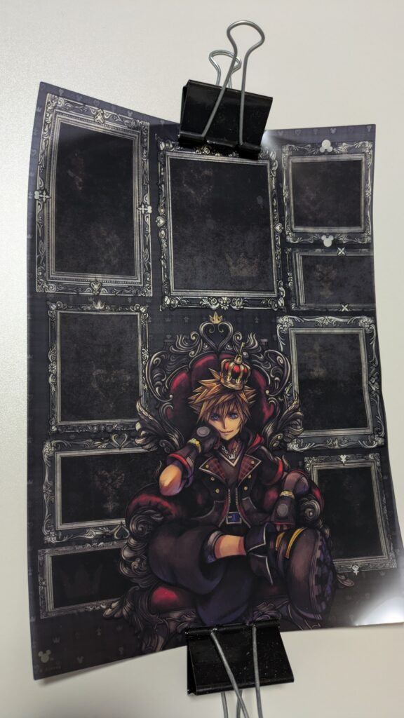 キングダム ハーツ ミニクリアポスターコレクション キングダムハーツ3 アルティマニア