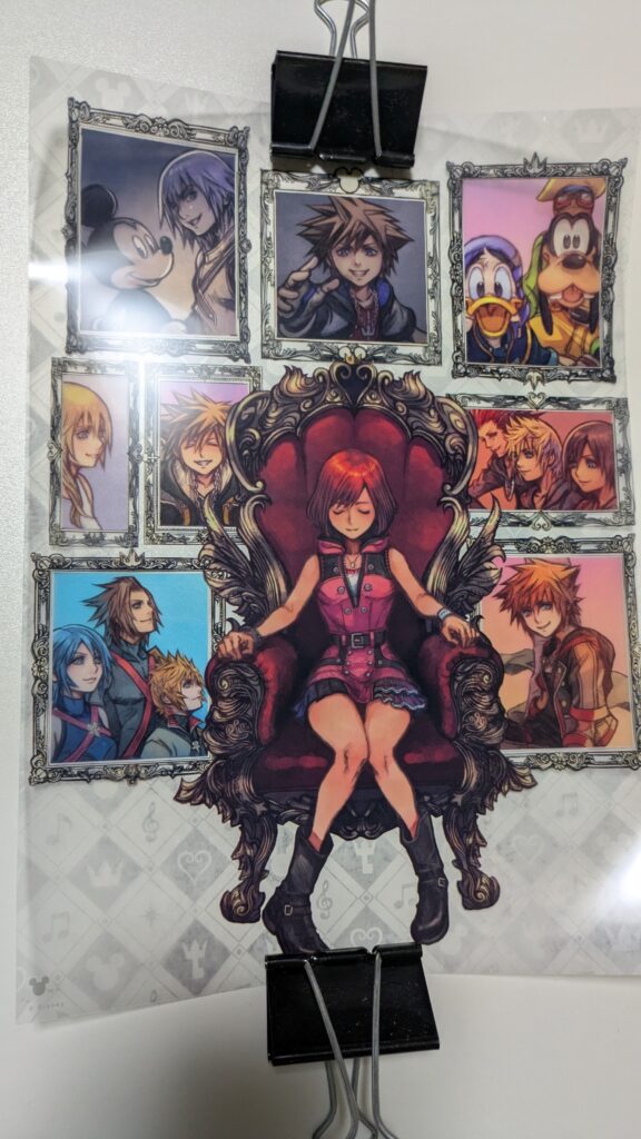 キングダム ハーツ ミニクリアポスターコレクション キングダムハーツMoM メロディーオブメモリー