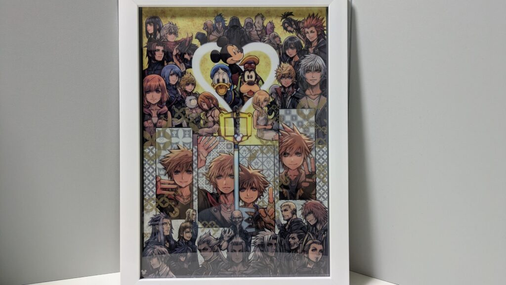 キングダムハーツクリアポスターコレクション 額縁